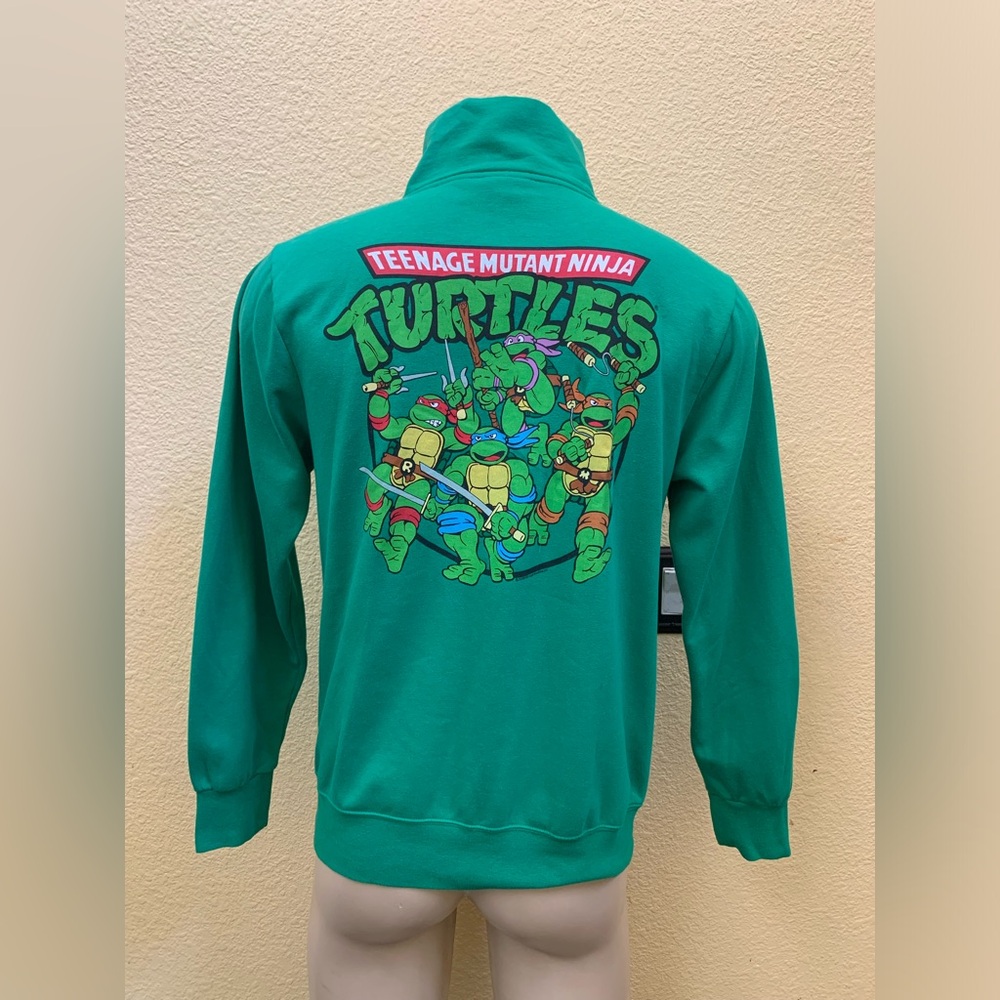 Mirage Studios Teenage Mutant Ninja Turtles 🐢 Green Long Sleeve Track Jacket